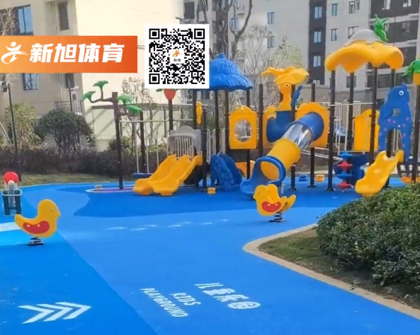 epdm彈性運(yùn)動地面鋪裝完工